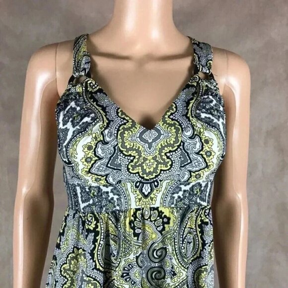 INC Handkerchief  'Couture Paisley' Midi Dress NWT Size Small - Picture 9 of 11